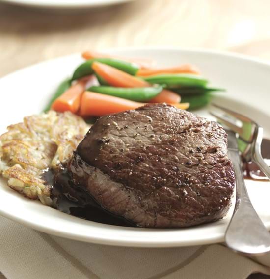 Steaks with Balsamic Sauce