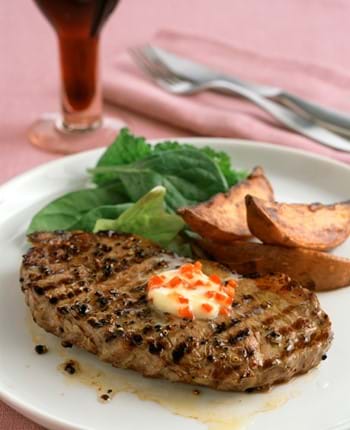 Steaks with Chilli Butter