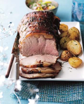 Tequila Roast Beef with Orange and Red Onion Relish