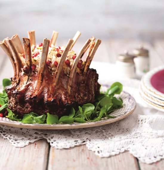 Windsor Crown Roast of Lamb with Jewelled Rice Stuffing