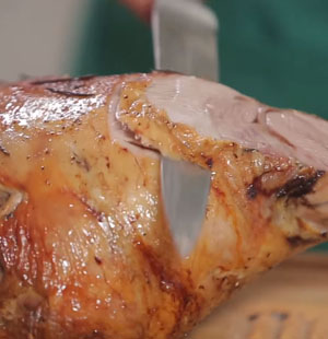 How to carve lamb