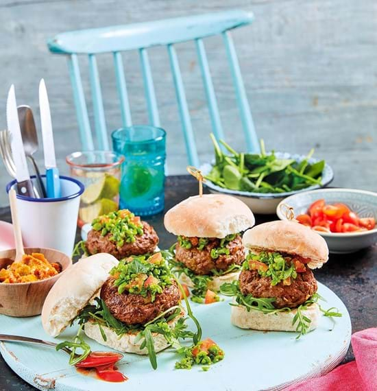 Indian Spiced Lamb Burger