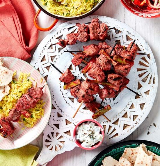 Tandoori Lamb Skewers