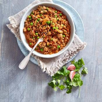 Cooking with keema