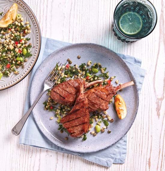 Lamb Cutlets with Mustard and Shallot Sauce Recipe