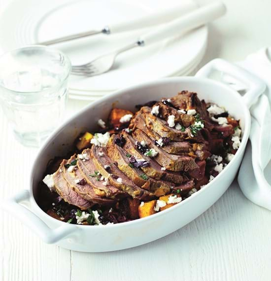 Mustard Lamb Mini  Roast with Aromatic Spices