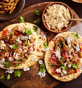Spicy Beef Flatbreads