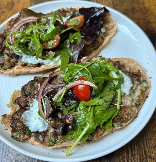 Marina's Smashed Lamb Pittas Marina's Smashed Lamb Pittas