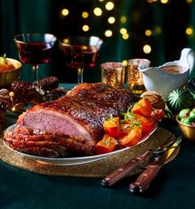 Roast Sirloin of Beef with Cinnamon Butter and Clementines