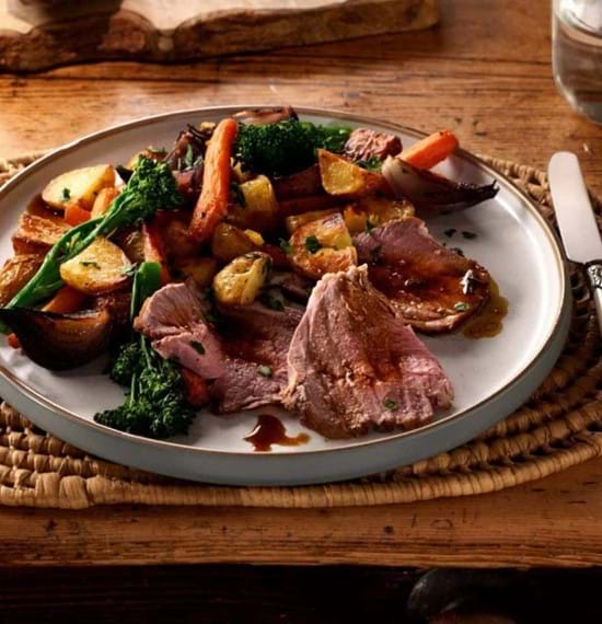 Roast Lamb with Citrus Vegetables Roast Lamb with Citrus Vegetables